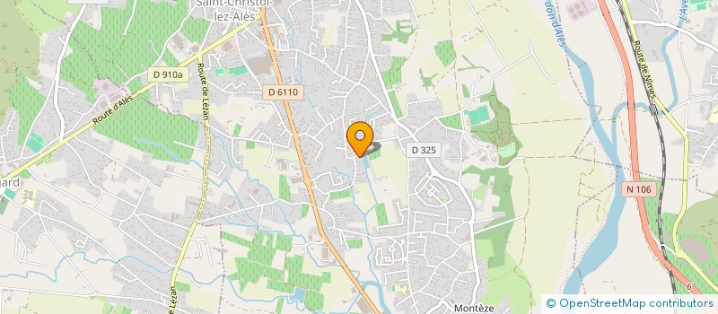 localisation de l'entreprise MONSIEUR MARC CHABAUD  SAINT-CHRISTOL-LEZ-ALES