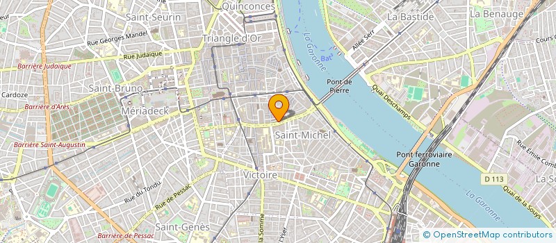 localisation de l'entreprise MONSIEUR MARC CHADENAS à BORDEAUX