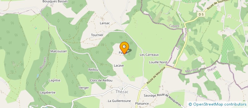 localisation de l'entreprise MONSIEUR MARC CHALMEL  TREMONS