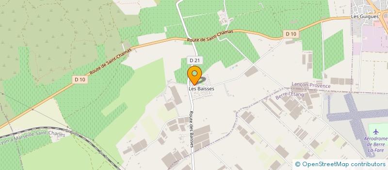 localisation de l'entreprise MONSIEUR MARC CHAMBON  LANCON-PROVENCE