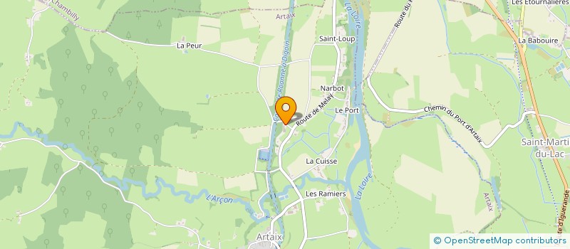 localisation de l'entreprise MONSIEUR MARC CHAMBONNIERE  ARTAIX