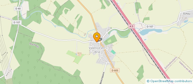 localisation de l'entreprise MONSIEUR MARC CHAMBRIN  VALENCE-EN-BRIE