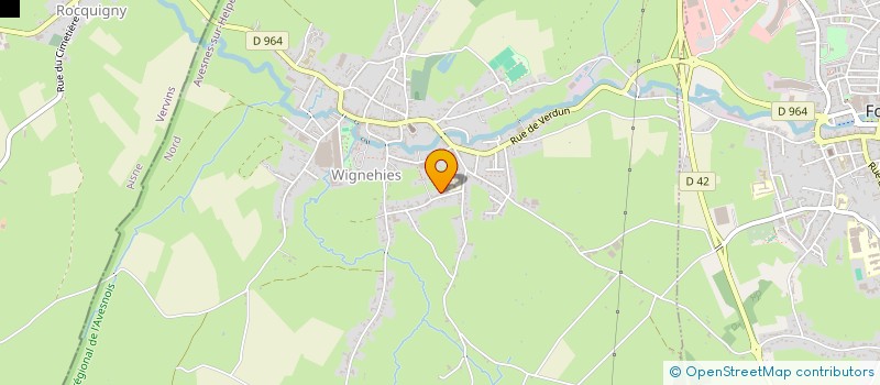 localisation de l'entreprise MONSIEUR MARC CHAMPAGNE  WIGNEHIES