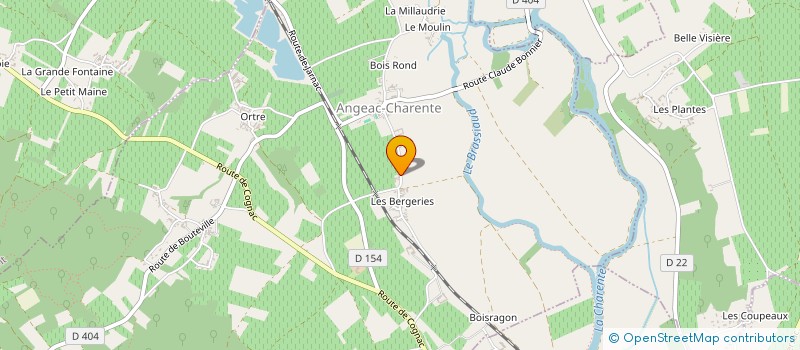 localisation de l'entreprise MONSIEUR MARC CHAMPEMOND à ANGEAC-CHARENTE