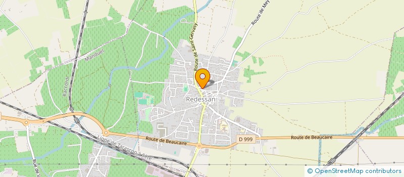 localisation de l'entreprise MONSIEUR MARC CHAMPIN  REDESSAN