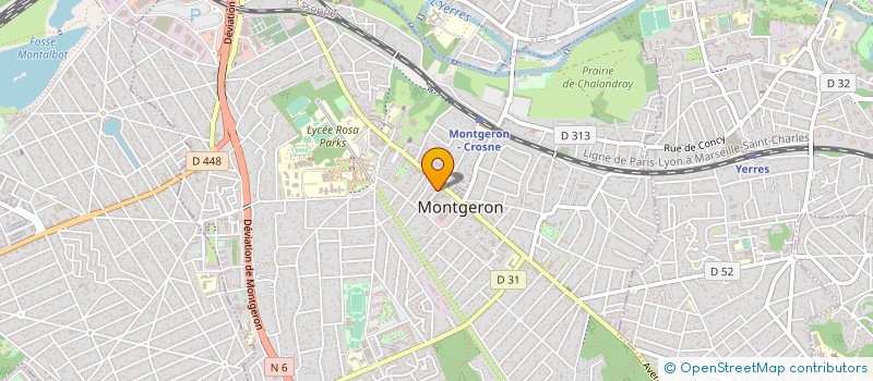 localisation de l'entreprise MONSIEUR MARC CHAMPION à MONTGERON