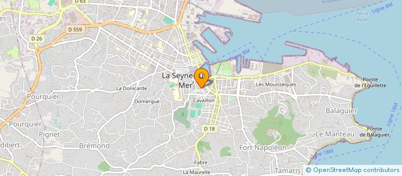 localisation de l'entreprise MONSIEUR MARC CHAMPION à LA SEYNE-SUR-MER