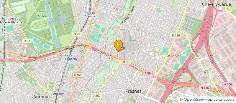 localisation de l'entreprise MONSIEUR MARC CHAMPOUDRY  FRESNES