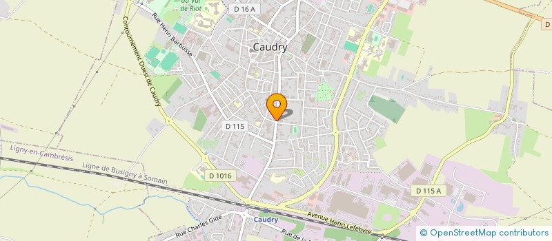 localisation de l'entreprise MONSIEUR MARC CHANCELADES à CAUDRY