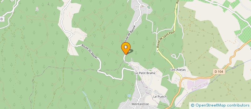 localisation de l'entreprise MONSIEUR MARC CHANSEL  BANNE