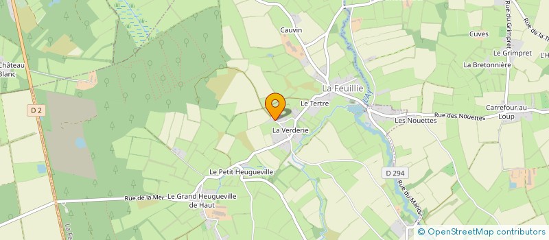 localisation de l'entreprise MONSIEUR MARC CHANTELOUP  LA FEUILLIE