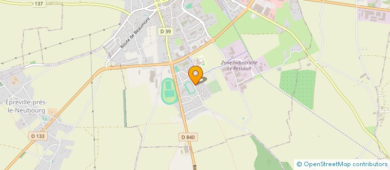 localisation de l'entreprise MONSIEUR MARC CHAPON  SAINTE-COLOMBE-LA-COMMANDERIE