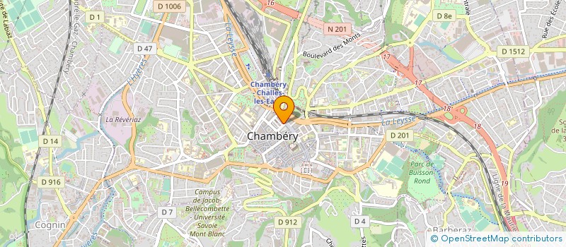 localisation de l'entreprise MONSIEUR MARC CHAPON  CHAMBERY