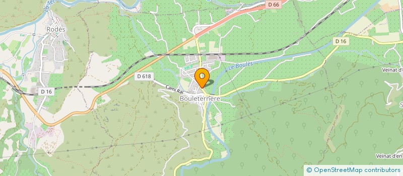 localisation de l'entreprise MONSIEUR MARC CHAPPELLE  BOULETERNERE