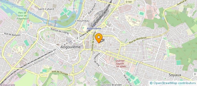 localisation de l'entreprise MONSIEUR MARC CHAPRON à ANGOULEME