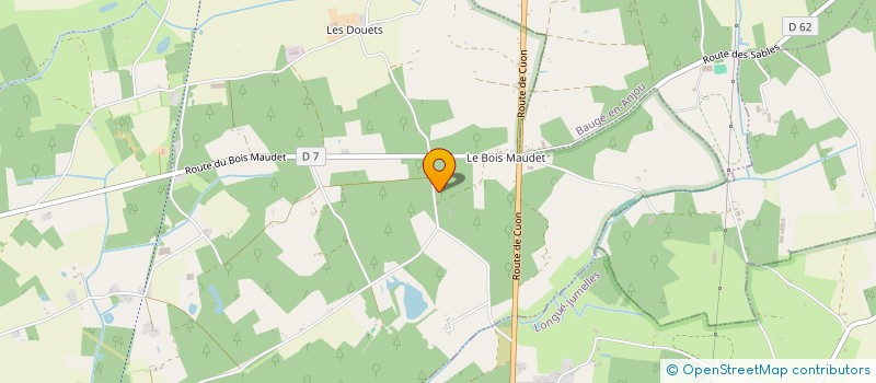 localisation de l'entreprise MONSIEUR MARC CHARBONNIER  BRISSAC LOIRE AUBANCE