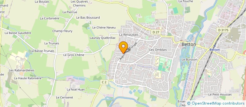 localisation de l'entreprise MONSIEUR MARC CHARRUAULT  SAINT-GREGOIRE