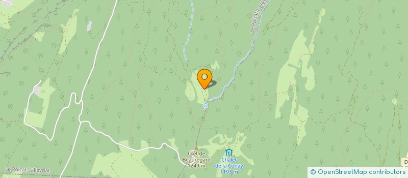 localisation de l'entreprise MONSIEUR MARC CHATEL  LE POIZAT-LALLEYRIAT