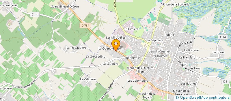 localisation de l'entreprise MONSIEUR MARC CHAUSSIDON à SAINT-PIERRE-D'OLERON