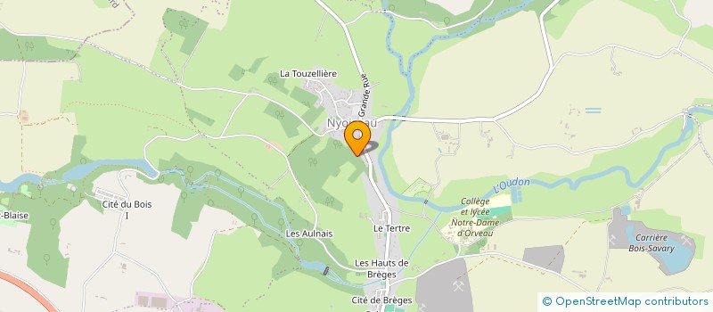 localisation de l'entreprise MONSIEUR MARC CHAUVIN à SEGRE-EN-ANJOU BLEU