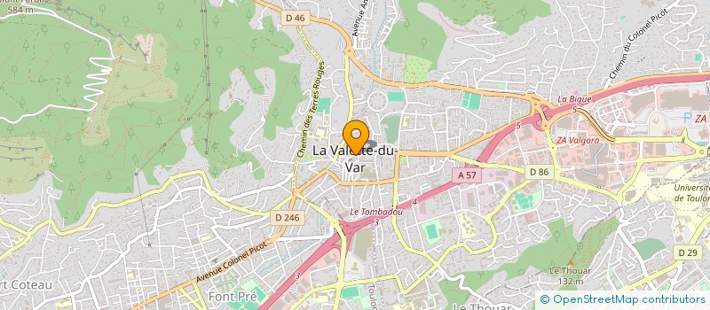 localisation de l'entreprise MONSIEUR MARC CHEDRU à LA VALETTE-DU-VAR