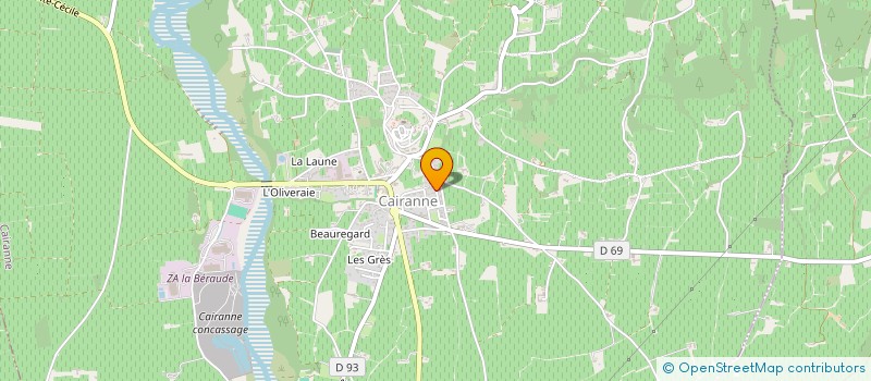 localisation de l'entreprise MONSIEUR MARC CHEIKHE  CAIRANNE