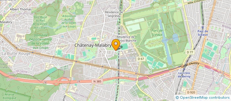 localisation de l'entreprise MONSIEUR MARC CHEMIN  CHATENAY-MALABRY