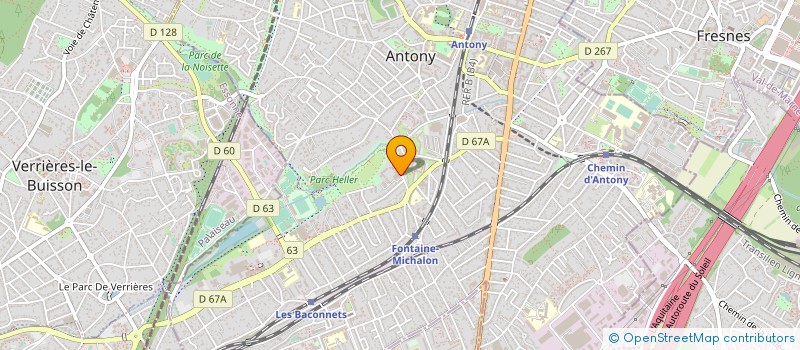 localisation de l'entreprise MONSIEUR MARC CHERRUAU à ANTONY