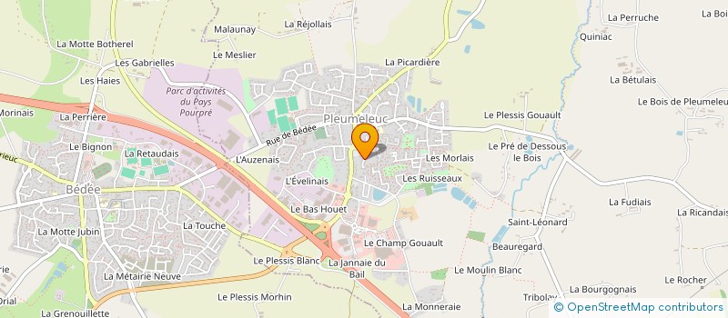 localisation de l'entreprise MONSIEUR MARC CHERRUET à PLEUMELEUC
