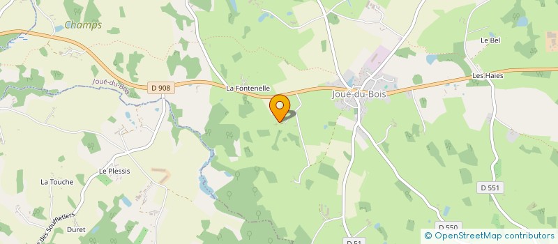 localisation de l'entreprise MONSIEUR MARC CHESNOT à JOUE-DU-BOIS