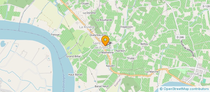 localisation de l'entreprise MONSIEUR MARC CHEVALIER à FRONSAC