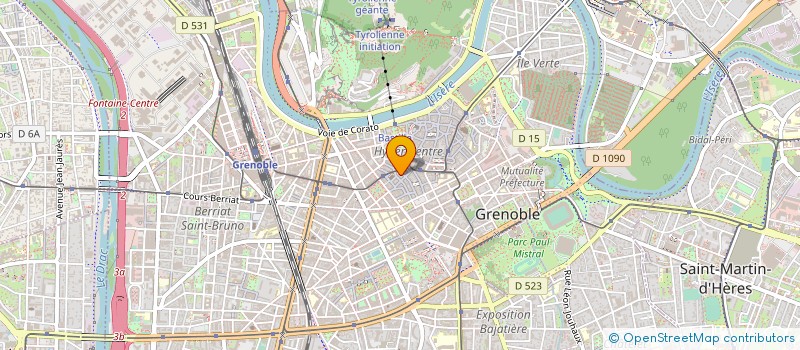 localisation de l'entreprise MONSIEUR MARC CHEVALLIER  GRENOBLE