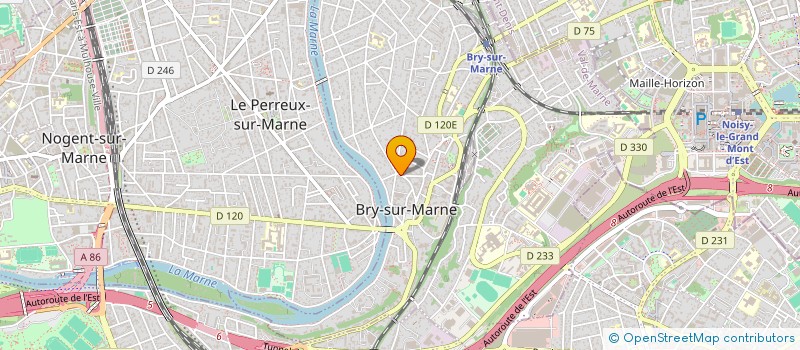 localisation de l'entreprise MONSIEUR MARC CHEVILLON  BRY-SUR-MARNE