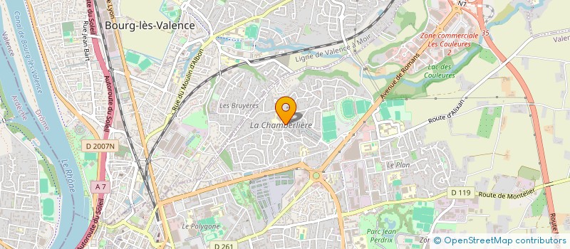 localisation de l'entreprise MONSIEUR MARC CHEVIRON à VALENCE