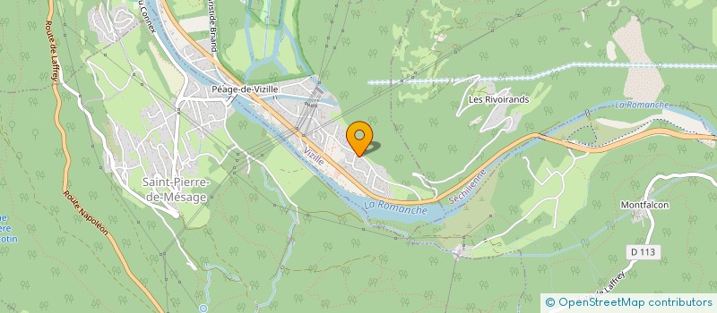 localisation de l'entreprise MONSIEUR MARC CHIABERTO  VIZILLE