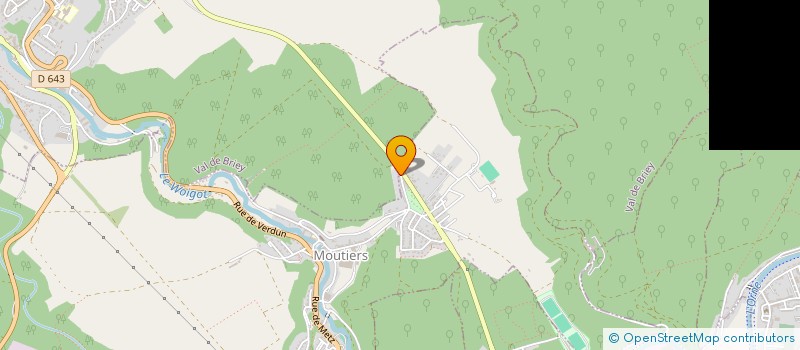 localisation de l'entreprise MONSIEUR MARC CHICAUD  MOUTIERS