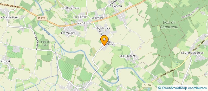 localisation de l'entreprise MONSIEUR MARC CHION  LA CLISSE