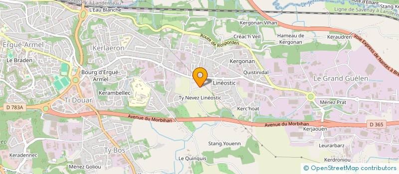 localisation de l'entreprise MONSIEUR MARC CHIRA à PLONEOUR-LANVERN