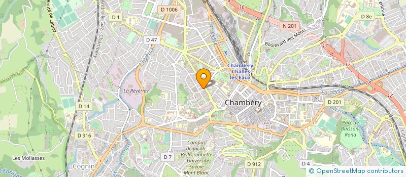 localisation de l'entreprise MONSIEUR MARC CHIRON à CHAMBERY