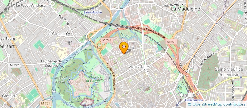localisation de l'entreprise MONSIEUR MARC CHOCHOY à LILLE