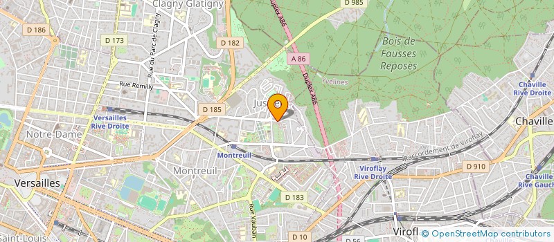 localisation de l'entreprise MONSIEUR MARC CHOINARD à VERSAILLES