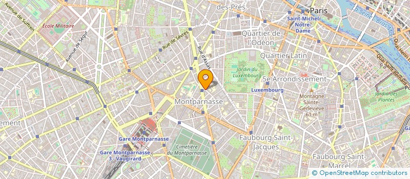 localisation de l'entreprise MONSIEUR MARC CHOQUET  PARIS