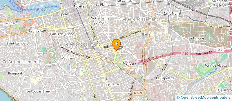 localisation de l'entreprise MONSIEUR MARC CHORLAY à MARSEILLE