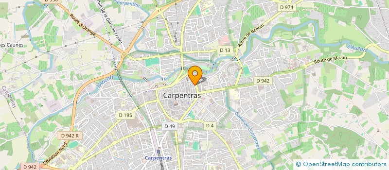 localisation de l'entreprise MONSIEUR MARC CLAIRET à CARPENTRAS