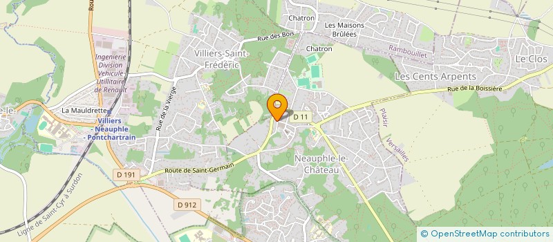 localisation de l'entreprise MONSIEUR MARC CLAVAUD à NEAUPHLE-LE-CHATEAU