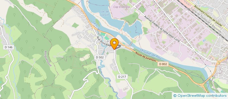 localisation de l'entreprise MONSIEUR MARC CLAVERIE à LAROIN