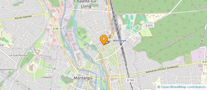 localisation de l'entreprise MONSIEUR MARC CLAVEYROLLES à MONTARGIS