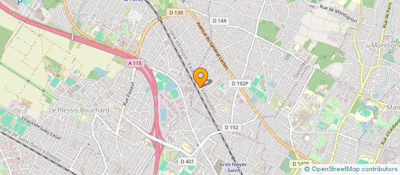 localisation de l'entreprise MONSIEUR MARC CLERC à SAINT-PRIX