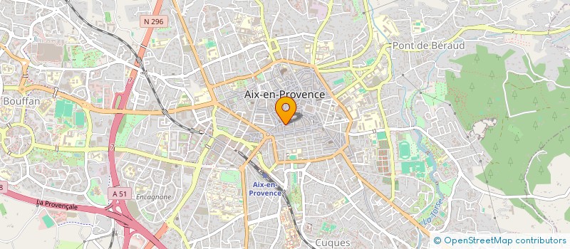localisation de l'entreprise MONSIEUR MARC CLOUTE  AIX-EN-PROVENCE