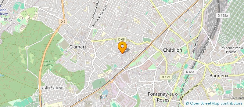 localisation de l'entreprise MONSIEUR MARC COCHETEUX à CLAMART
